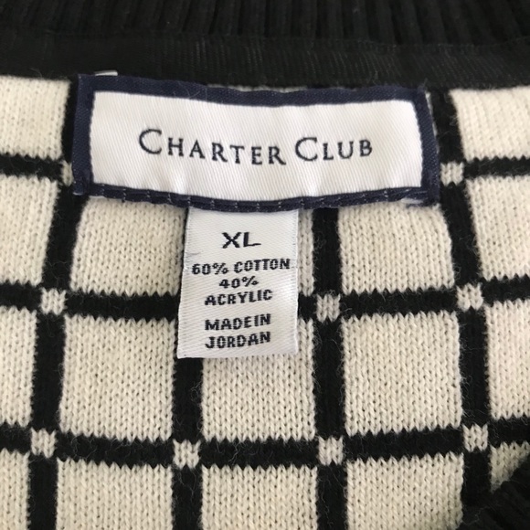 Stunning black and white sweater - Picture 3 of 4